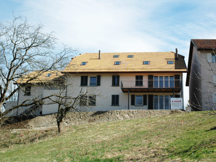 Création de 4 appartements dans un rural à Vufflens-le-Château